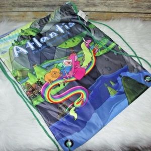 NWT Cartoon Network Adventure Time Drawstring Bag